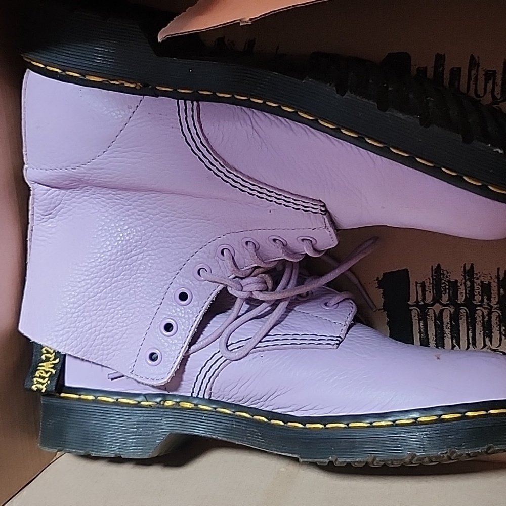 Lavender doc martens